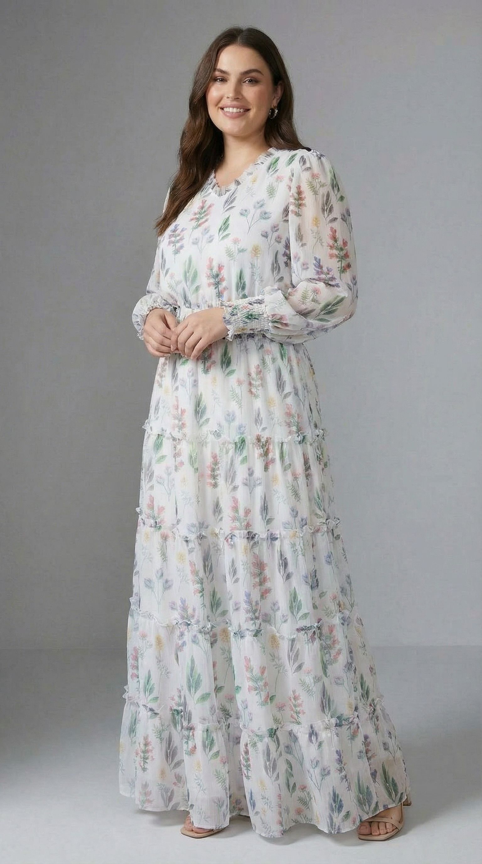 Gardenia Meadow Gown, view 4